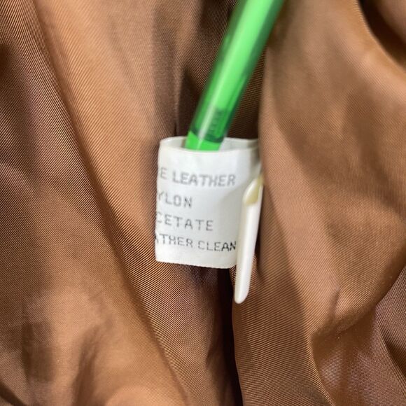 VTG Deerskin Leather Jacket Mens L Geniune Leather Grandpa Chore Barn Farm - Picture 9 of 11